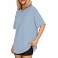 thumbnail image 2 of MOYIKO Oversized T Shirts for Women Short Sleeve Loose Fit Crewneck Tees Summer Tops, 2 of 7
