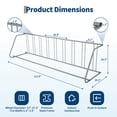 thumbnail image 2 of QinaQin Floor-Standing Bicycle Racks, Ground-Level Bicycle Parking Racks, All-Steel Garage Bicycle Racks, Suitable for Street, Backyard, and Bicycle Activity Storage, 2 of 7