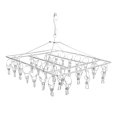 thumbnail image 4 of 1pc Multi-Purpose Clothes Hanger Stainless Steel Drying Rack Clips Socks Hanger, 4 of 8