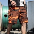 thumbnail image 2 of Blekii Men's Camouflage Cargo Shorts, Outdoor Utility Shorts for Summer, Casual Sportswear Bottoms with Multiple Pockets, Durable Fabric for Hiking Or Work, Plus Size Available for, 2 of 6