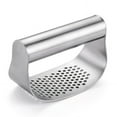 thumbnail image 2 of TIMIFIS Garlic press Food Grade Mini Stainless Steel Garlic Press Circular Handheld Garlic Press Manual Ginger Garlic Masher kitchen gadgets Kitchen Gadgets, 2 of 6