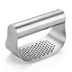 thumbnail image 3 of Xihbxyly Prensa de Ajo, Trituradora Ergonómica de Acero Inoxidable, Manual de Fácil Limpieza, Incluye Pelador de Ajo y Jengibre, Esencial para La Cocina, Regalo Ideal para Cocineros Caseros., 3 of 7