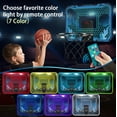 thumbnail image 4 of Indoor Basketball Hoop for Kids with 7 Color LED Lights, Remote Control, Over-the-Door Mount, Scoreboard - Gifts for 4-12 Year Old Boys & Girls, 4 of 8