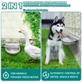 thumbnail image 4 of Bebedero automático para perros Bwhrmt de acero inoxidable 304, 4 of 7