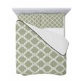 thumbnail image 7 of Quilts Twin Size Bedding Set, Sage Green Morocco Lightweight Quilted Comforter, Geometric Moroccan Abstract Art Soft Reversible Bedspread Coverlet with Pillow Covers for All Season, 68" x 86", 7 of 7