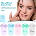 thumbnail image 2 of Contact Lens Cases, Transparent in 5 Colors, Leak-proof for Home and Travel, 2 of 4