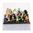 thumbnail image 1 of Figura de acción con personajes de Super Mario Bros, set de 18, 1 of 4
