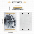 thumbnail image 3 of Bath Accessories Sets Single Print Decorative Tray With Handle For Home Bathroom Bedroom Digital Human, 3 of 7
