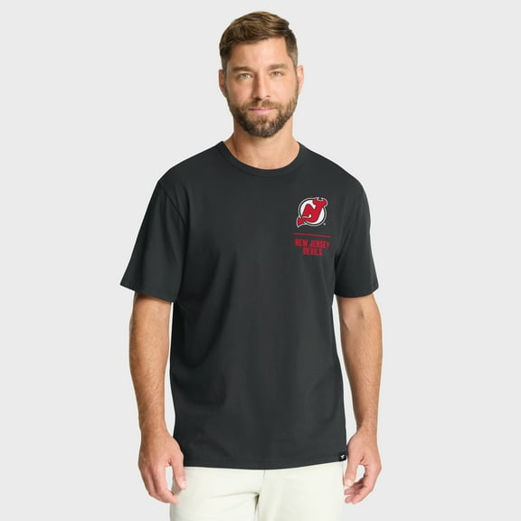 Men's Fanatics Black New Jersey Devils Crash The Net Legacy T-Shirt
