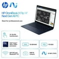 thumbnail image 2 of HP OmniBook X Flip 2-in-1 Laptop,14" 2K TouchScreen Laptop,Intel Core Ultra 7, Arc 140V GPU Copilot+ PC,16GB RAM 512GB SSD,Thunderbolt 4, HDMI Cable, US Version KB, Win 11 Home,Atmospheric Blue, 2 of 9