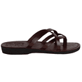 thumbnail image 6 of Holy Land Market Men/Women Biblical Jesus Leather Sandals/Slides From Jerusalem (Jerusalem Style I) (6-6.5 Women/5-5.5 Men), 6 of 7