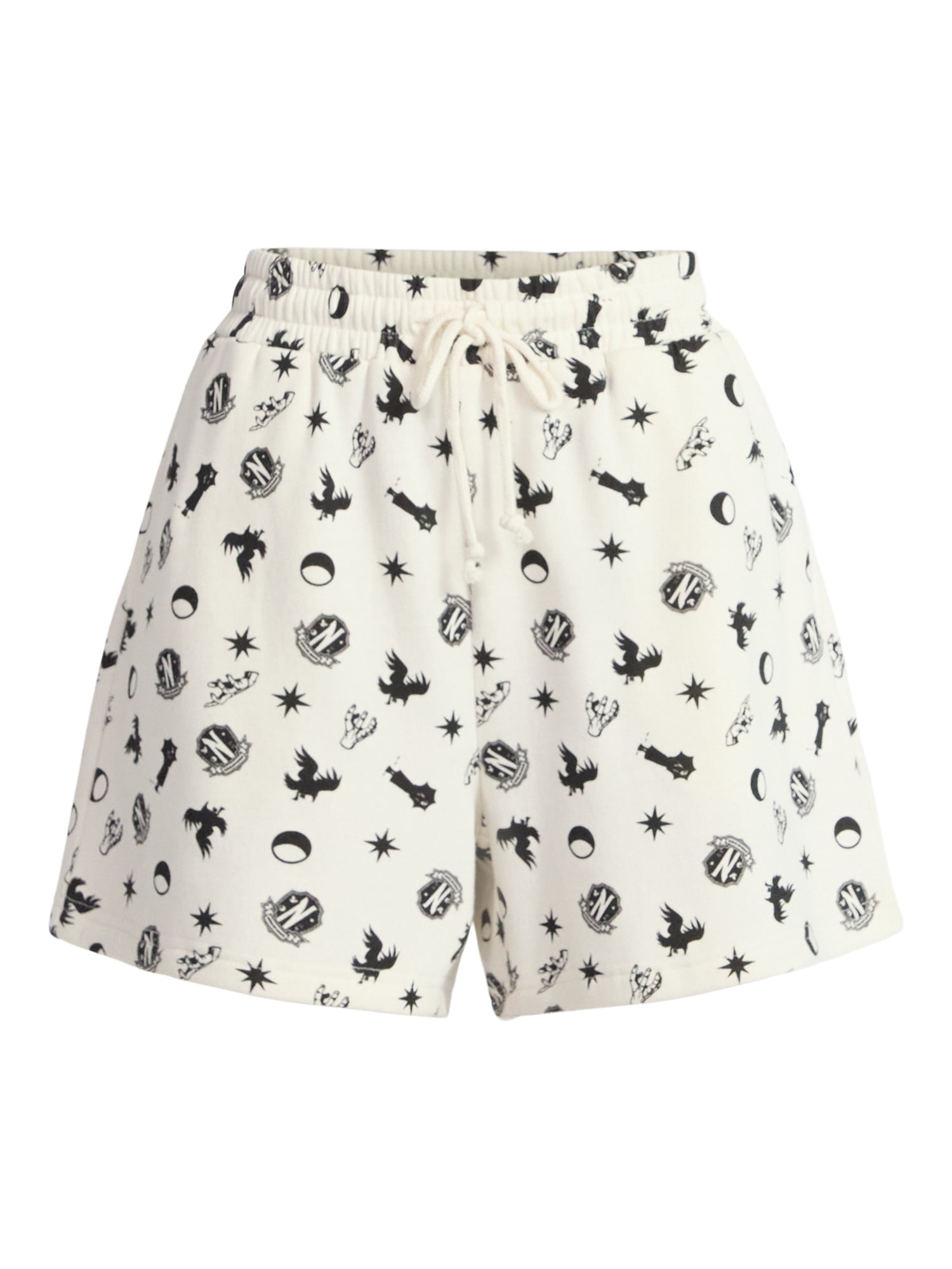 Wednesday Addams Women's Graphic Shorts, Sizes XXS-2XL