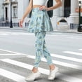 thumbnail image 2 of SCRAWLGOD Dandelion Blue Yellow White Skirt with Leggings for Women Trendy Athletic Skorts Leggings Breathable Yoga Running Golf Skirts Leggings Casual Sport Essentials, XL, 2 of 7