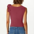 thumbnail image 4 of Timegard Tank Top for Women Knot Strap Sleeveless Slim Comfy Cropped Going out Tops Summer Fashion, 4 of 7