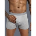 thumbnail image 4 of Luxtrada Men's Anti-Chafing Underwear Boxer Briefs with Pouch , 4 Pack, 4 of 9