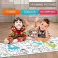 thumbnail image 5 of Papier de Remplissage de Couleur pour Dessin DIY, Rouleau de Papier à Colorier pour Enfants, 5 of 5