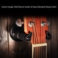 thumbnail image 3 of 2 Soportes de Pared Para Guitarra, Ganchos de Montaje en Pared ABS con tornillo, Cuello Giratorio Ajustable, Revestimiento de Goma, Colgador de Guitarra para Guitarra, Bajo,, 3 of 7