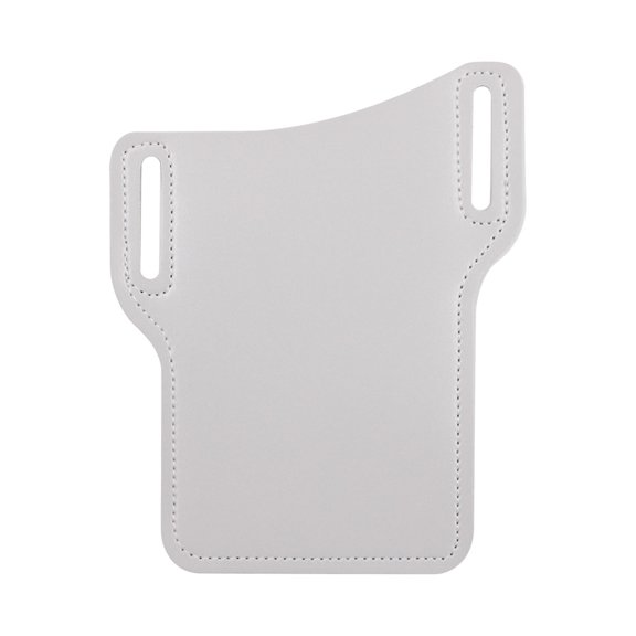 Fnochy Universal Leather Waist Phone Bag Anti-Fall Outdoor Mobile Holster Belt Clip Case for Running Cycling Hiking Travel Gym Exercise Comfortable Durable Design