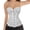 White, variant on Corsets for Women Gothic Lace up Bustier Top White 6XL