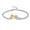 Gold, variant on 18-24cm Adjustable Rose Flower Urn Locket Funeral Urn Bracelet for Pet Human Ashes Holder Stainless Steel Chain Link Women's Bracelet Cremation Jewellery Urn Bracelet for Ashes