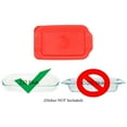 thumbnail image 2 of Pyrex 232-PC Red Rectangle Plastic Food Storage Replacement Lid Cover, 2 of 4