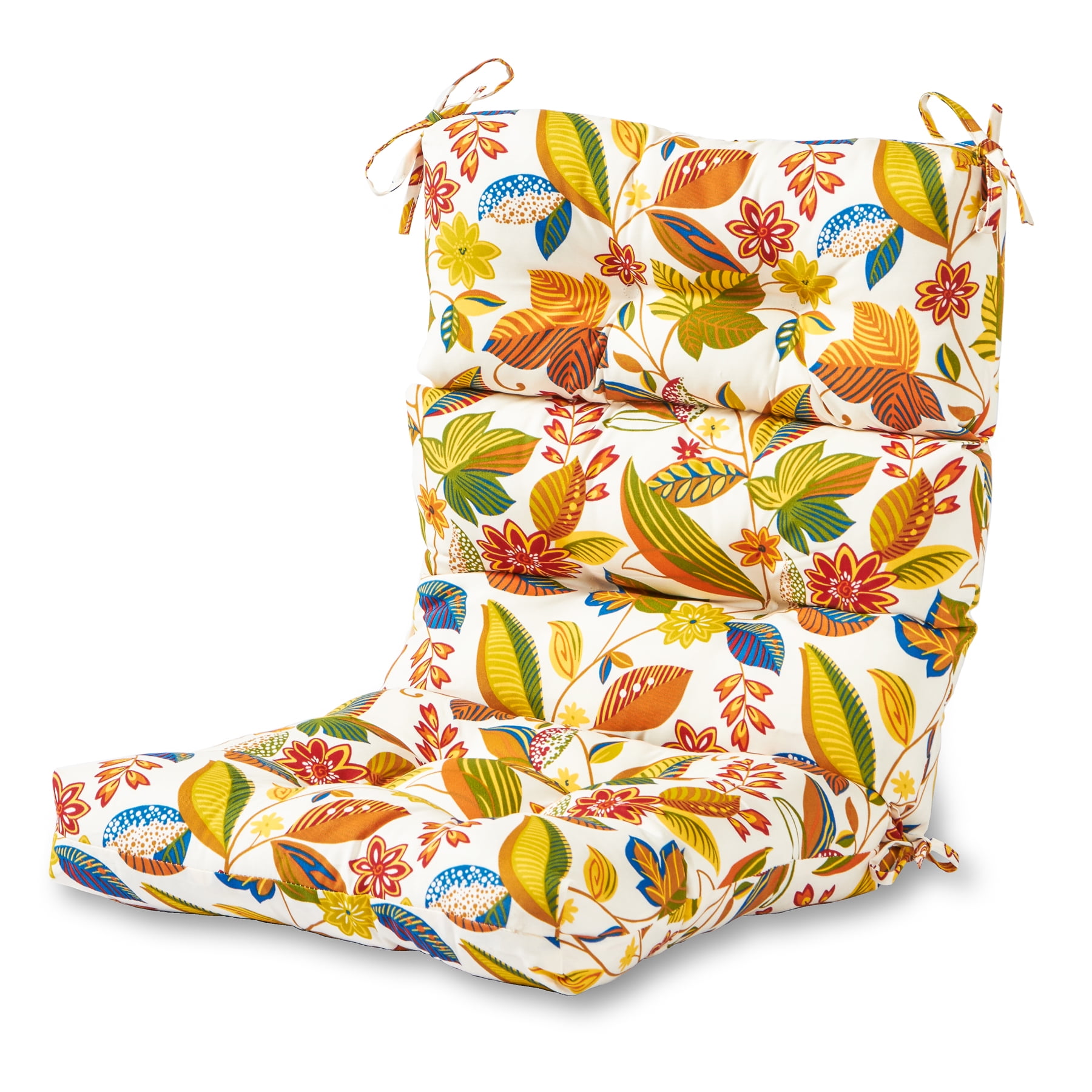 Esprit Floral Outdoor High Back Chair Cushion