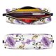 thumbnail image 2 of Fotbe Orchids Flowers Estuche para Lápices de Cuero con Estampado, Estuche con Cremallera Resistente, Organizador Compacto y Elegante para Papelería, 2 of 7