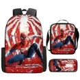 thumbnail image 3 of Mochila Marvel Spider Man 2024 nueva para estudiantes de primaria y secundaria, mochila de dibujos animados de anime de gran capacidad, bolsa para el almuerzo, 3 of 5