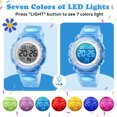 Kids Sport Digital Watch with Shockproof Silicone Strap,50M Waterproof ...