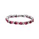 thumbnail image 2 of Qarigey de mujer, brazalete de cristal elegante a la moda de cobre, decorativa, joyería de mano, decoración de ropa, moda informal Ropa, zapatos y accesorios Miscelánea Rojo Qarigey AP014782-01, 2 of 6
