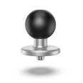 thumbnail image 1 of Base De La Abrazadera Del Manillar De La Motocicleta Adaptador De Cabeza De Bola De 1 Pulgada Bubber Para Dispositivos De Navegación Gps Para Teléfonos Móviles Yuarrent VI003994-00, 1 of 7