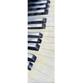 thumbnail image 2 of Atelier B Art Studio 13x32 White Modern Wood Framed Museum Art Print Titled - KEYS, 2 of 4