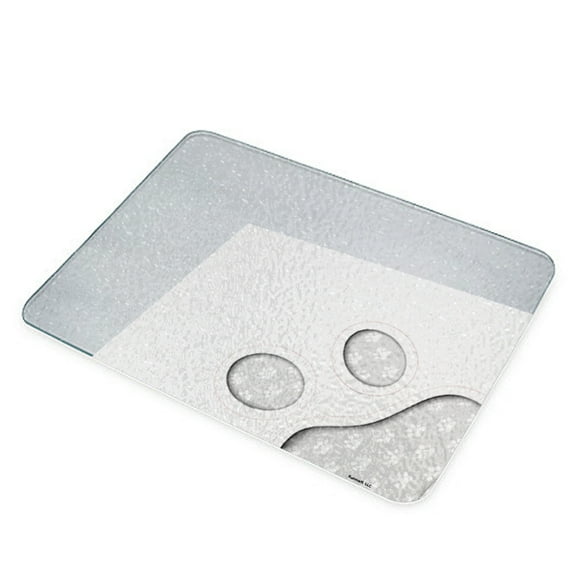 KuzmarK Glass Cutting Board - Puppy Dog Paw Paws