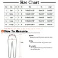 thumbnail image 3 of Womens Cotton Linen Pants Stripe Elastic Waist Wide Leg Crop Pants Casual Loose Comfy Lounge Trousers with Pockets, 3 of 6