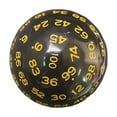 thumbnail image 2 of D-GROEE 100 Sided Polyhedral Dice D100 Game Dice with Colorful Numbers 100 Sided Round with Black Pouch, 2 of 8