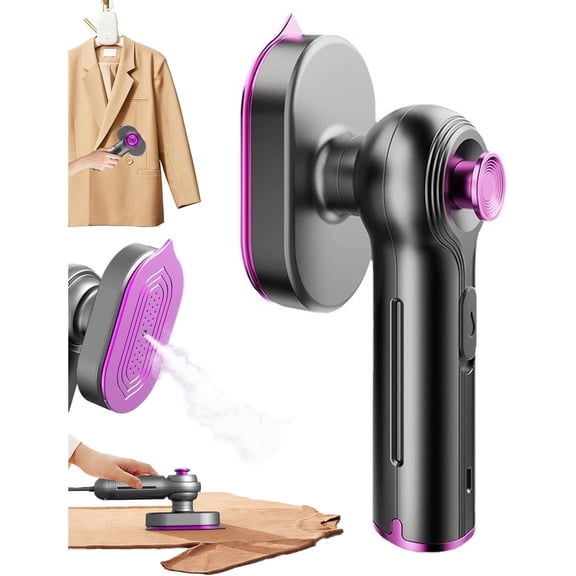 Portable Steam Iron, Handheld Garment Ironing Machine, Mini Ironing Machine for Home and Travel, for Clothes Curtains Tablecloths Bedding Upholstery（1Pcs）