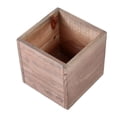 thumbnail image 6 of Efavormart Pack of 2 | 5" Natural Square Wood Planter Box Set With Removable Plastic Liners, 6 of 10