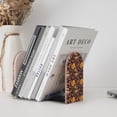 thumbnail image 4 of Sikiie Woodland Creatures Floral Bookends 1 Pair, Wood Bookends for Shelves, Book Ends for Shelves, Book Shelf Holder for Home Office, 4 of 7