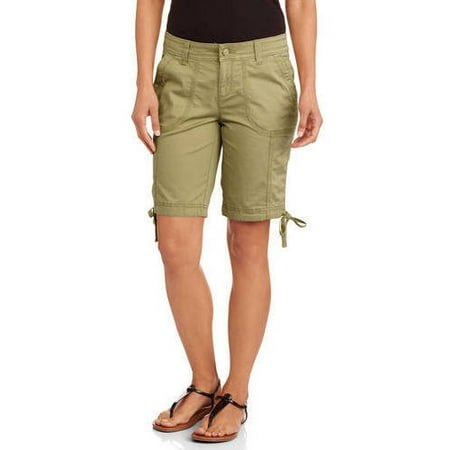 Faded Glory Women's Cargo Bermuda Shorts - Walmart.com