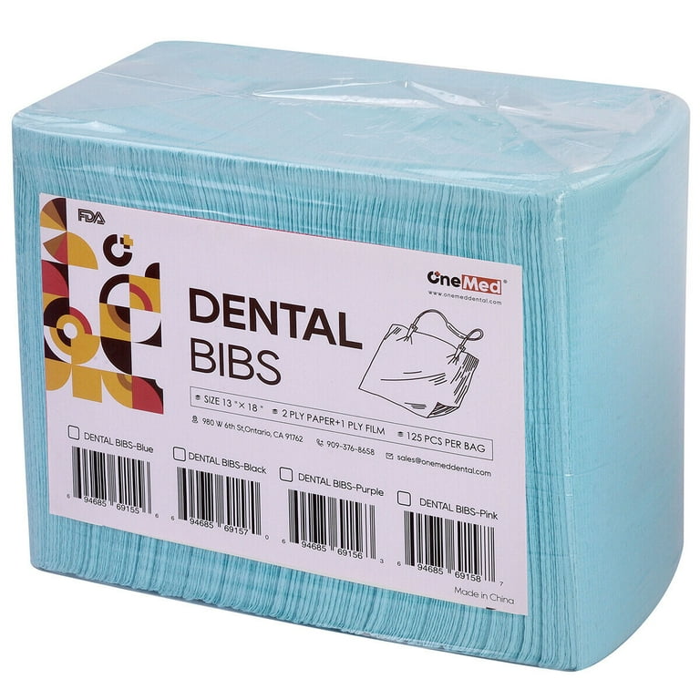 Dental bibs cheap walmart