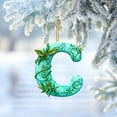 thumbnail image 4 of Wzzjkit 26 Alphabet Series 2D Acrylic Backpack Car Pendant Decoration Ornament, 4 of 7