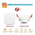 thumbnail image 1 of Tuya ZigBee mmWave Human Presence Sensor with Luminance MicroWave Radar Detection PIR Motion Sensor Wall Mount, 1 of 8