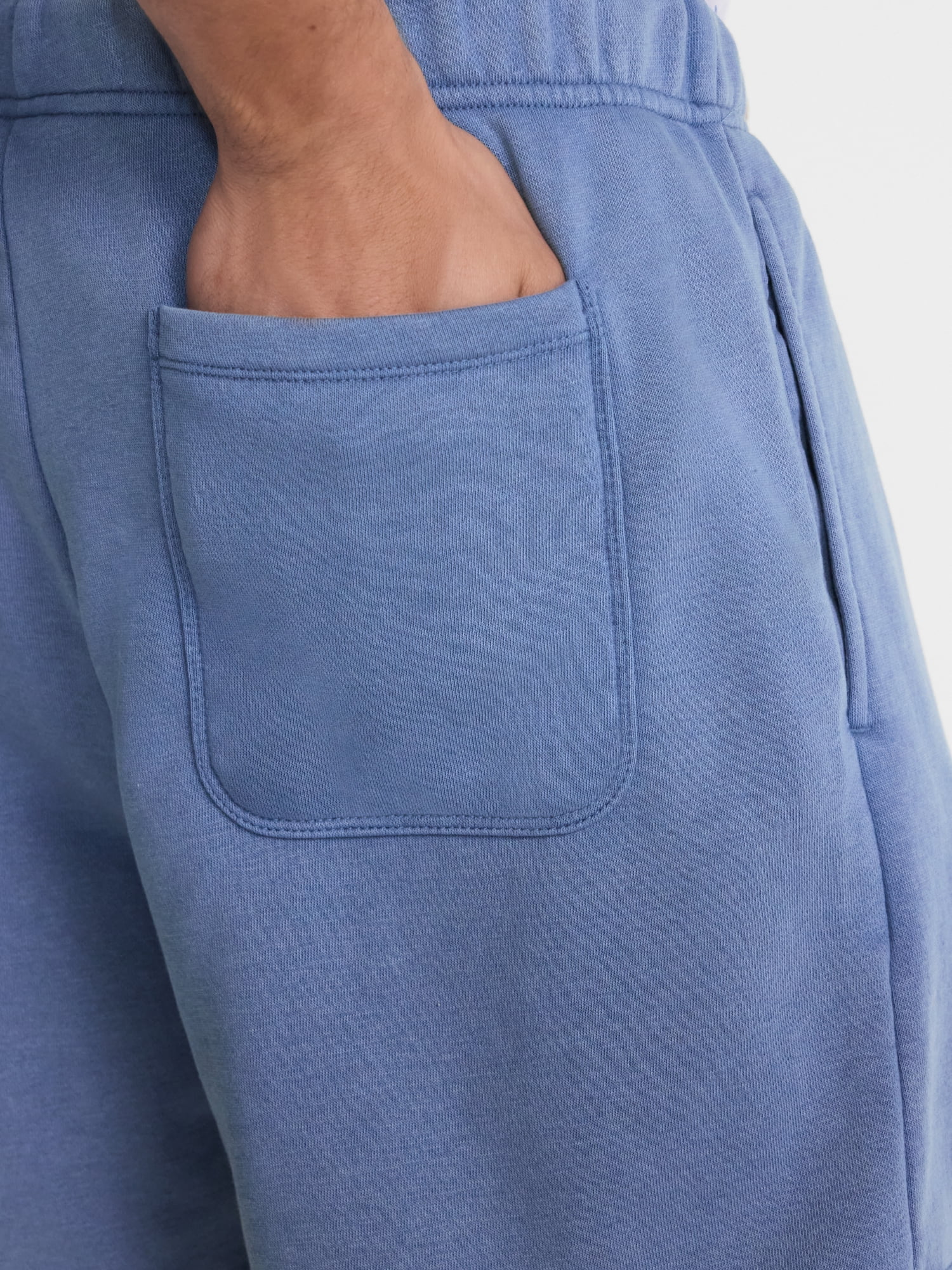 No Boundaries Fleece Jogger Shorts, 6" Inseam, Men's Sizes XS-5XB