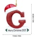 thumbnail image 3 of Adornos navideños, adornos navideños, regalos navideños, 26 letras, decoración para árbol de Navidad, adornos colgantes para árbol de Navidad, adornos navideños personalizados, decoración navideña, de, 3 of 6