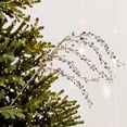 thumbnail image 2 of Melrose Hanging Beaded Artificial Christmas Sprays - Set of 2 - 28", 2 of 7