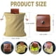thumbnail image 5 of Bolsa de forrajeo, bolsa plegable para bushcraft, bolsa de lona encerada para forrajeo (PU marrón), 5 of 5