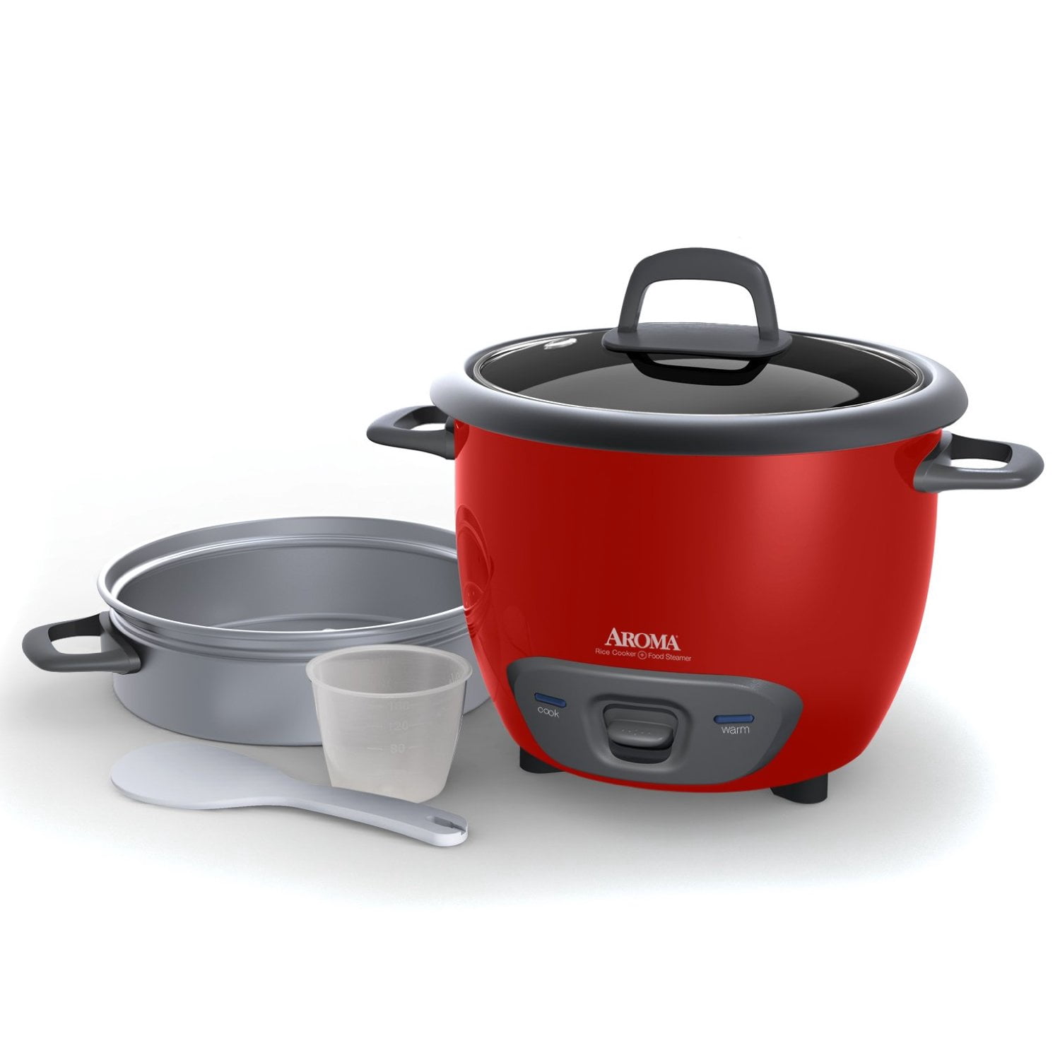 Restored AROMA® 6-Cup (Cooked) / 1.5Qt. Rice & Grain Cooker (ARC-743-1NGBL), Light Blue Refurbished