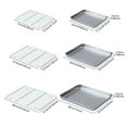 thumbnail image 2 of Destyer Widely Used Stainless Steel Tray For Easy Access And Food Storage Food Storage Tray Baking Pan Tray 430square tray medium 1 Pc, 2 of 6