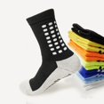 thumbnail image 3 of Team Comfy Cotton Trusox Tocksox Style Anti Slip Football Soccer Sports Socks, 3 of 5