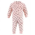 thumbnail image 4 of Hudson Baby Infant Girl Plush Jumpsuits, Modern Rainbow, 9-12 Months, 4 of 4